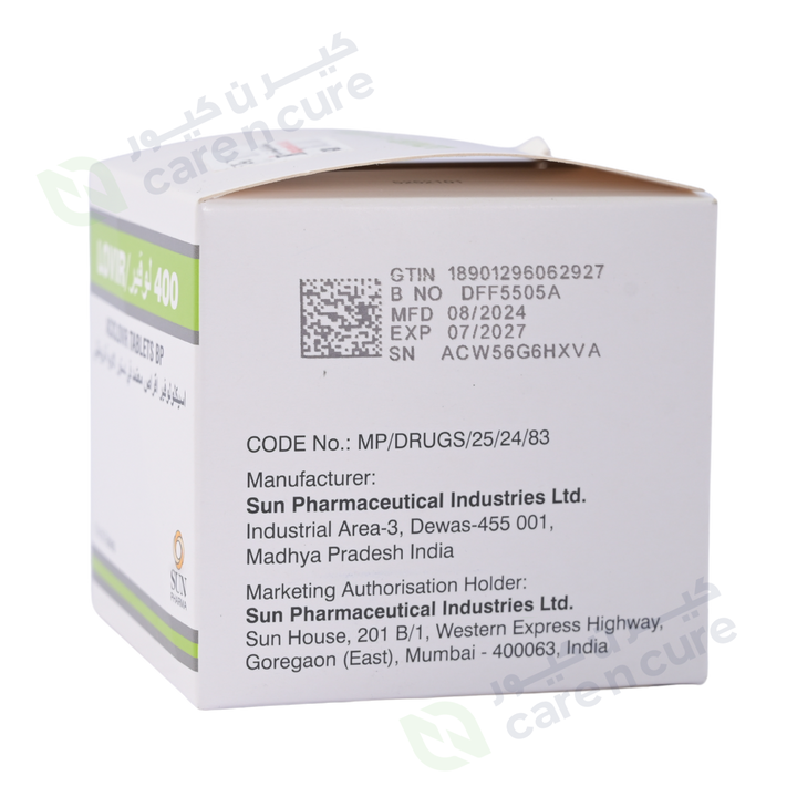 Lovir 400 mg - 50 Pieces