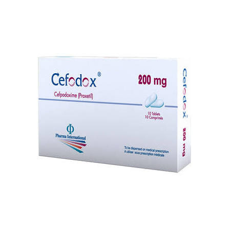 Cefodox 200 mg Tablets 10 Pieces (Original Prescription Is Mandatory Upon Delivery)