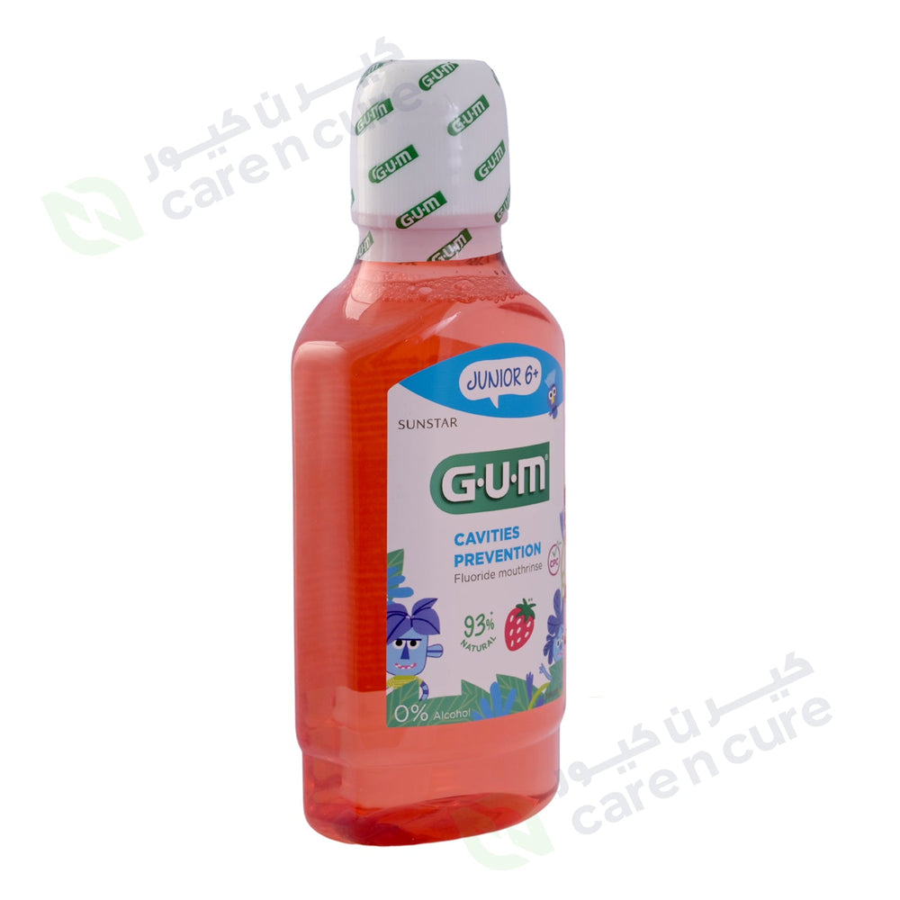 Gum Junior 6+ Strawberry Mouthrinse 300 ml
