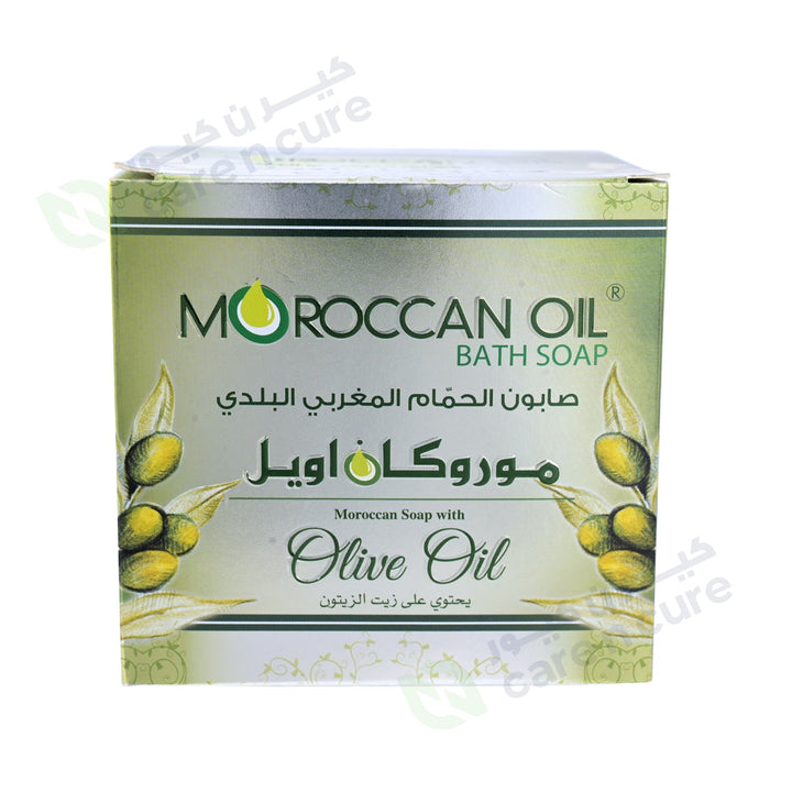 Moroccan Oil Soap(Olive Oil) 250ml With Luffa