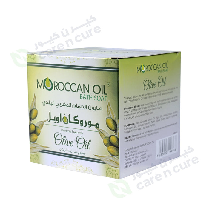 Moroccan Oil Soap(Olive Oil) 250ml With Luffa