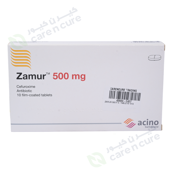 Zamur 500 F.C. Tablets 10's (Original Prescription Is Mandatory Upon Delivery)