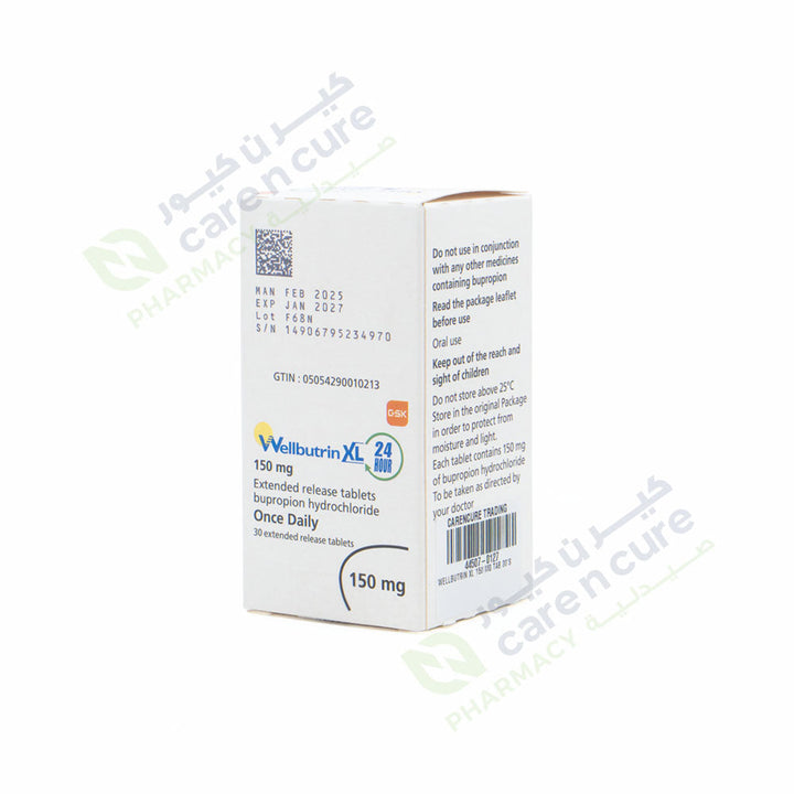 Wellbutrin Xl 150 Mg Tab 30 Pieces 