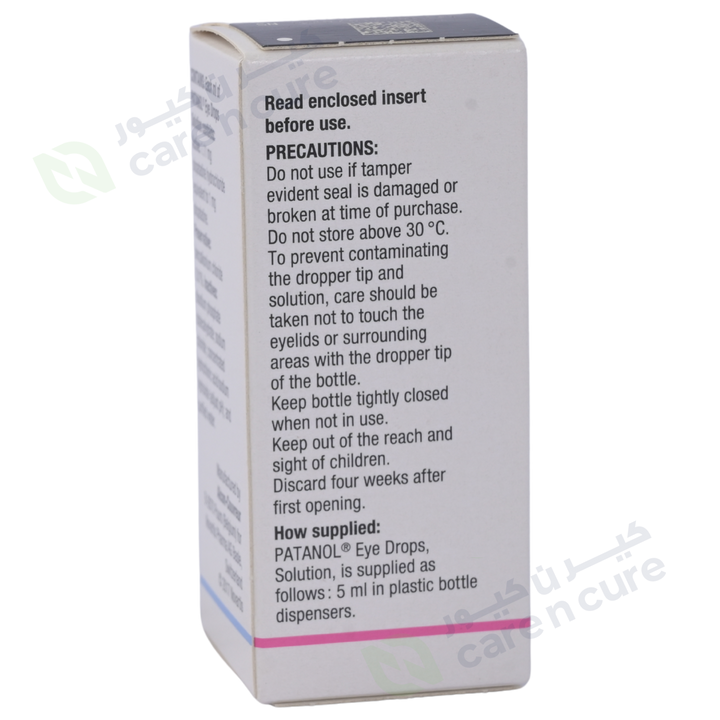 Patanol Eye Drops .1 % 5 ml