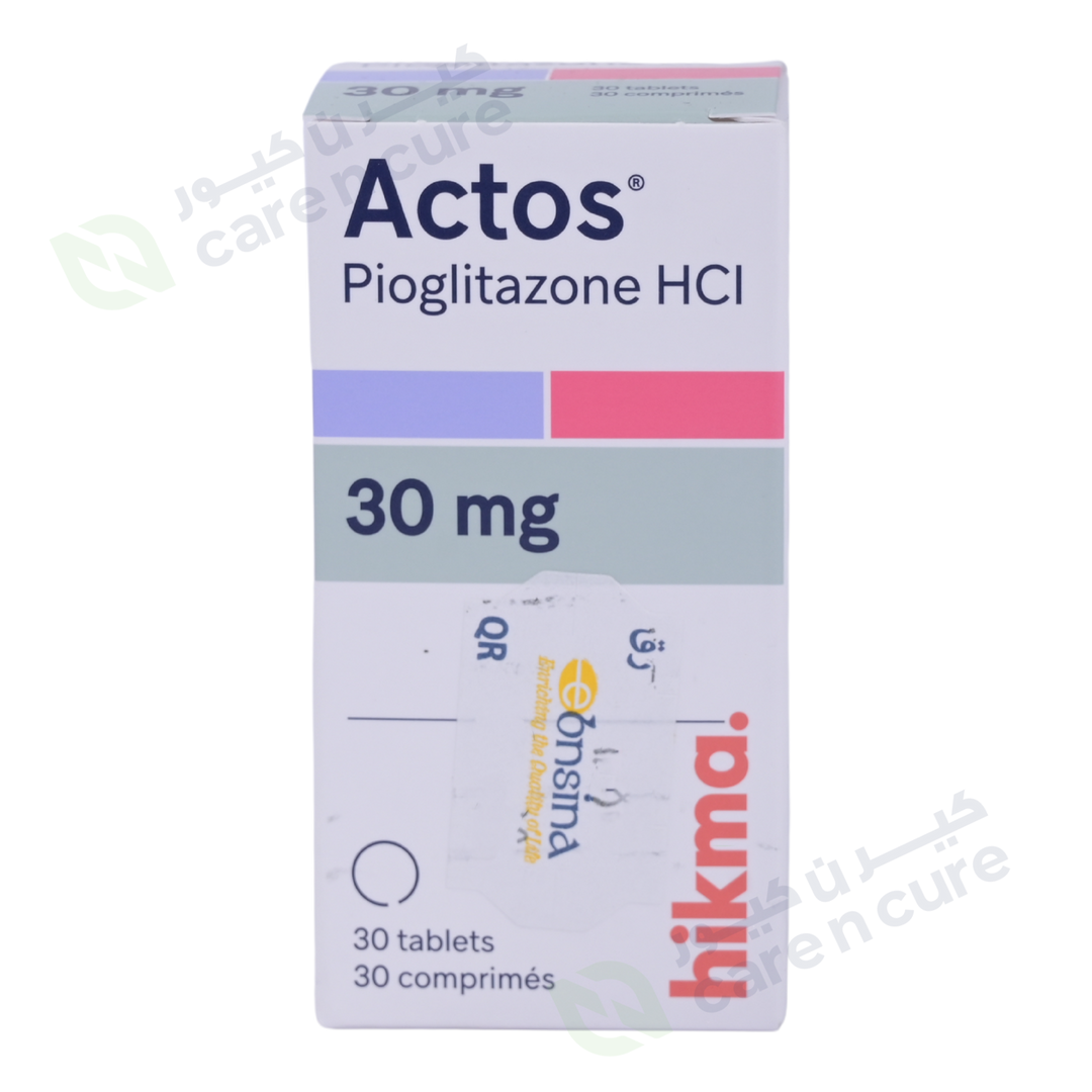 Actos 30 mg Tablets 30