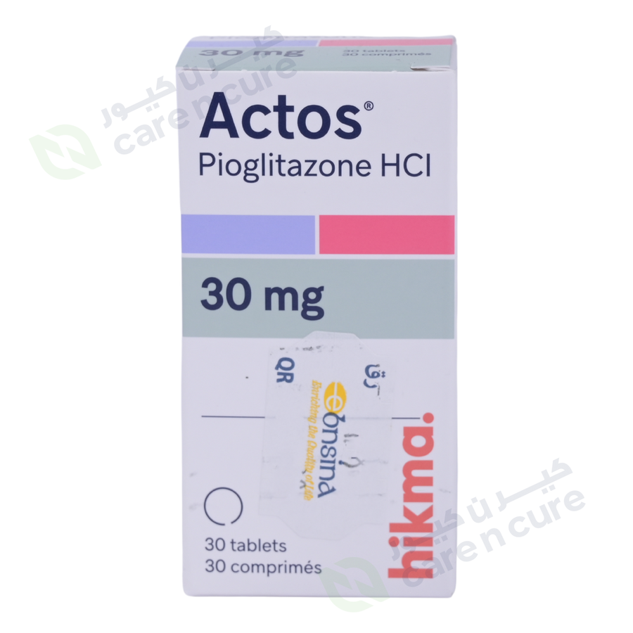 Actos 30 mg Tablets 30