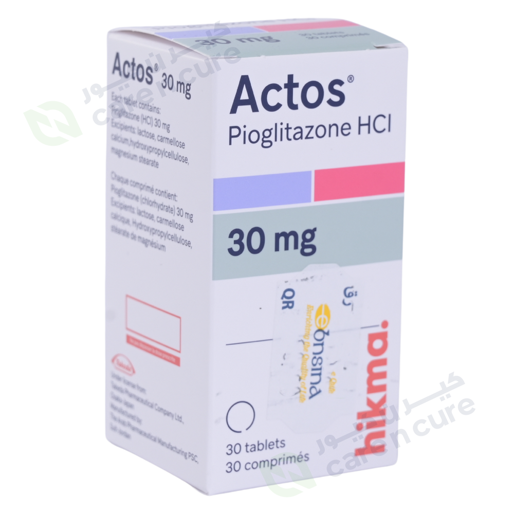 Actos 30 mg Tablets 30