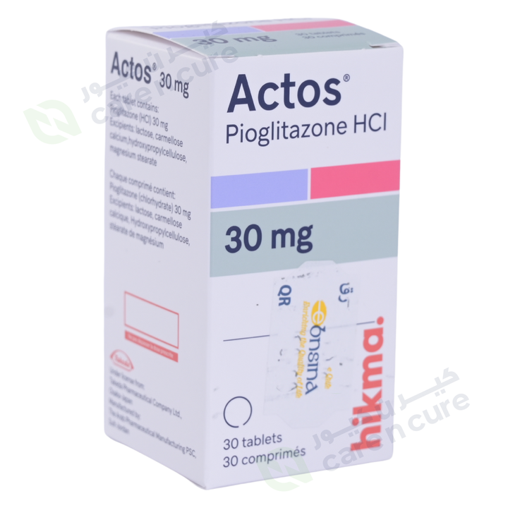 Actos 30 mg Tablets 30