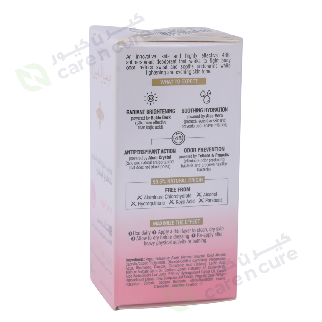 Beesline Whitening Roll-On Deodorant (Elder Rose) 50ml