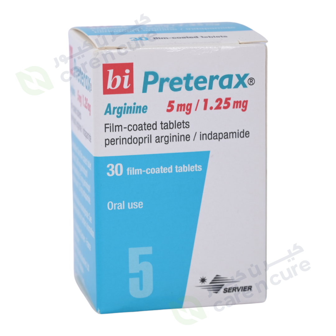 Bi Preterax Arginine 5 Mg/1.25 mg Fc Tablets 30S