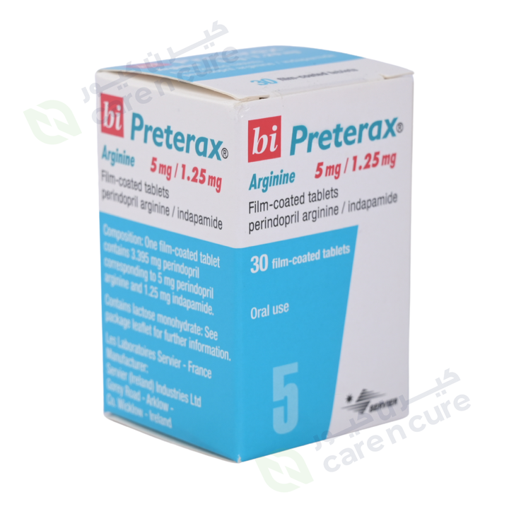 Bi Preterax Arginine 5 Mg/1.25 mg Fc Tablets 30S