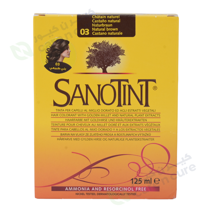 Sanotint Classic Nat Brown 03 125 ml