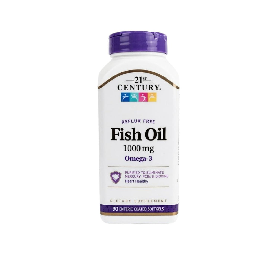 21St Century Omega-3 Fish Oil 1000 mg, 90 Softgels
