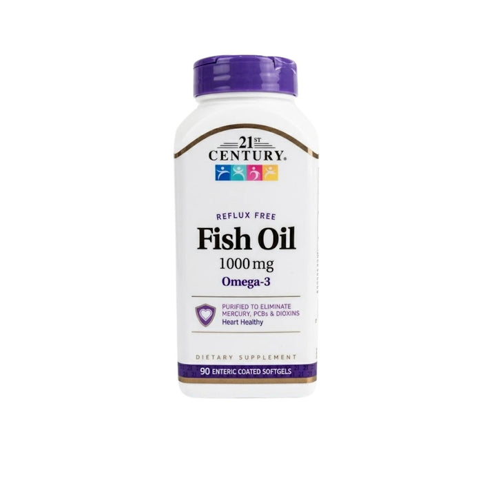21St Century Omega-3 Fish Oil 1000 mg, 90 Softgels