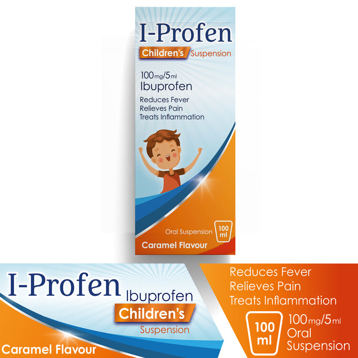 I-Profen 100 Mg/ 5ml (Caramel) Suspension 100 ml