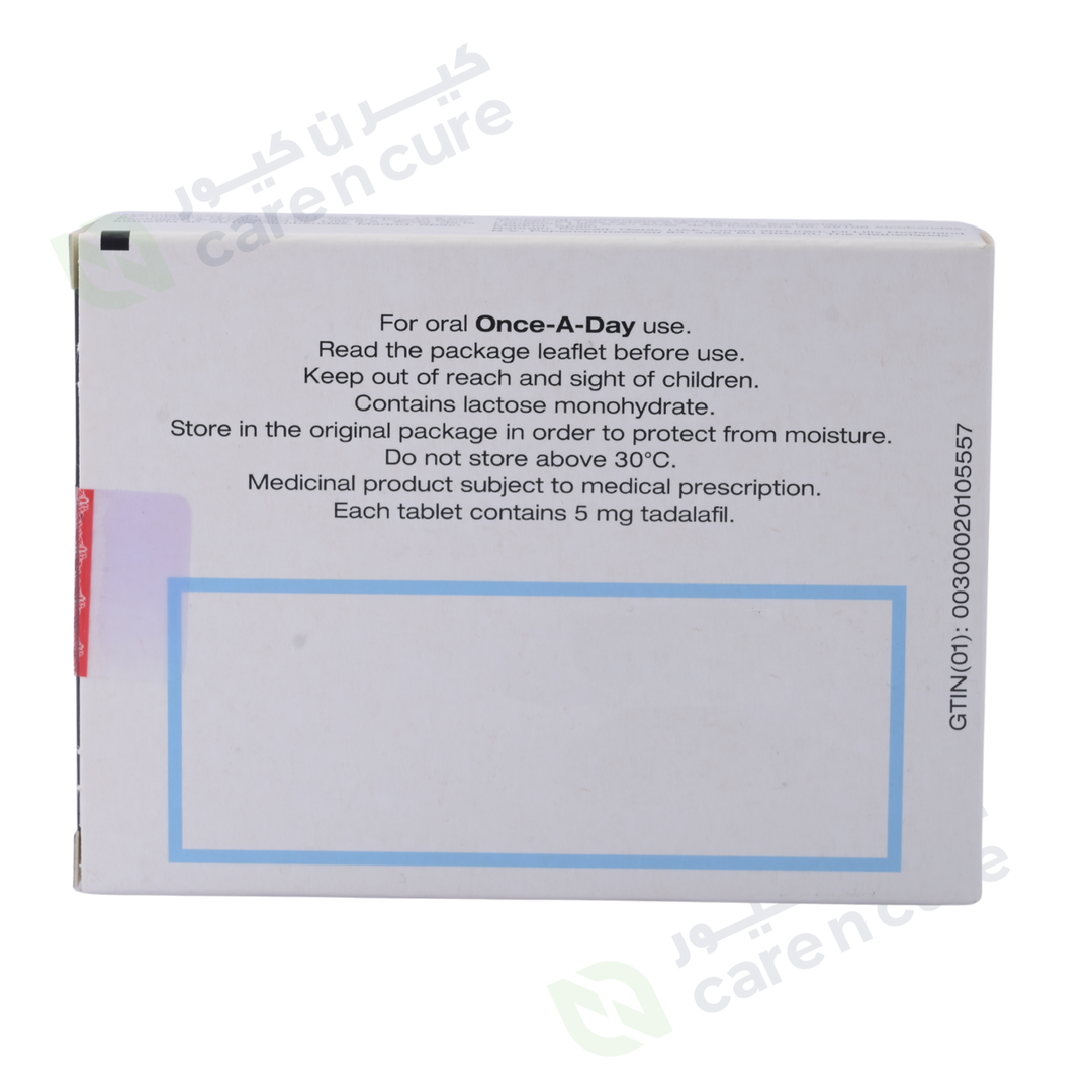 Cialis 5 mg 28 Pieces (Original Prescription Is Mandatory Upon Delivery)