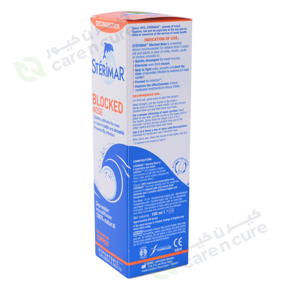 Sterimar Blocked Nose Hypertonic 100 ml
