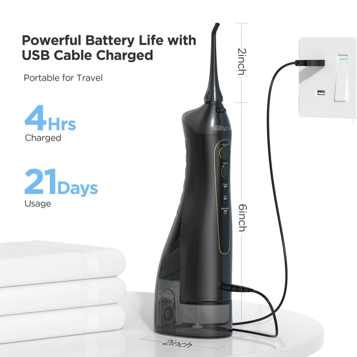 Bitvae F5020E Water Flosser/Oral Irrigator Black