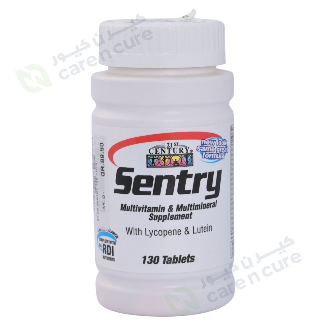 21St Century Sentry Multivitamin and Multimineral Supplement 130 Tablets