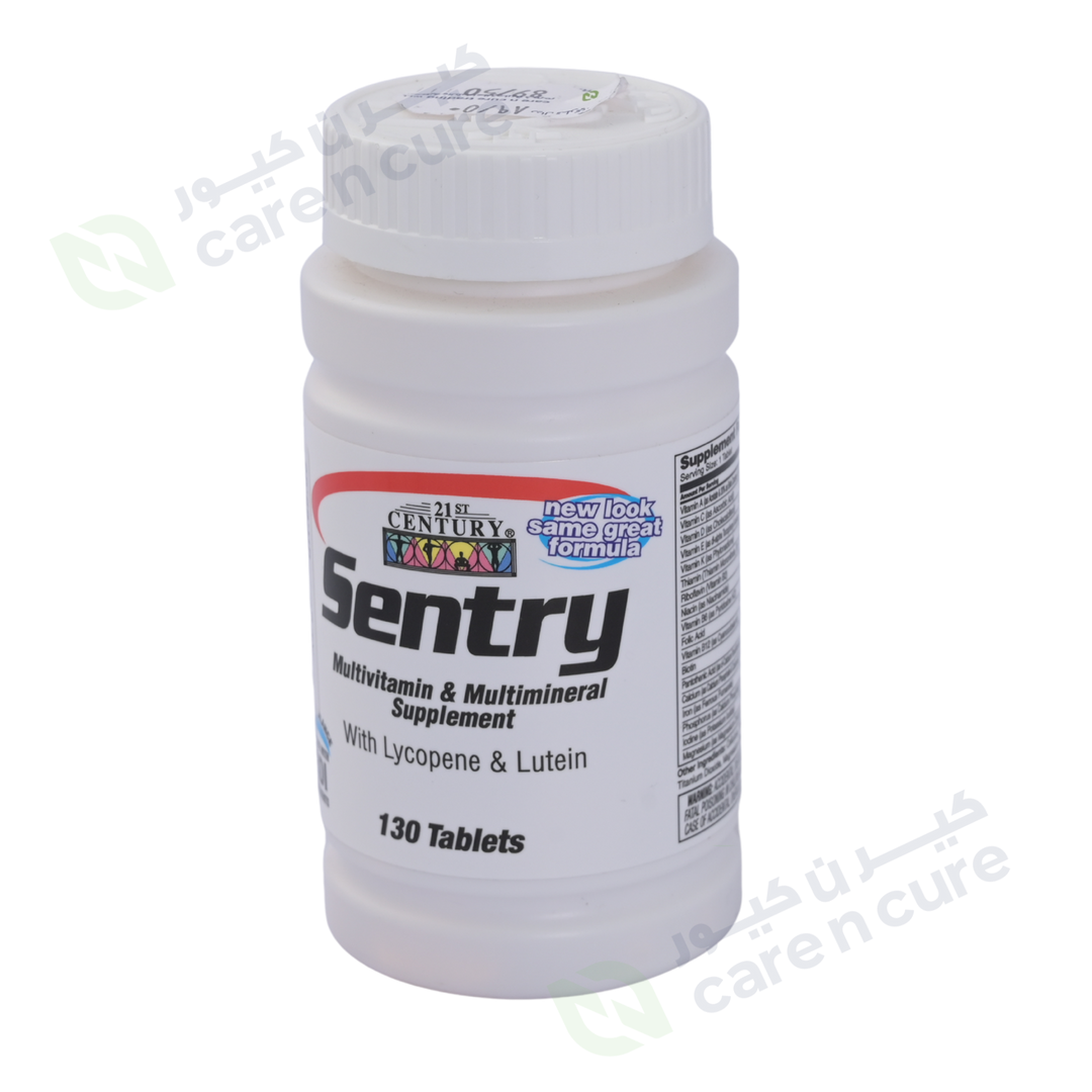 21St Century Sentry Multivitamin and Multimineral Supplement 130 Tablets