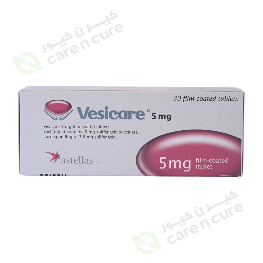 Vesicare 5 mg Tablets 30 Pieces