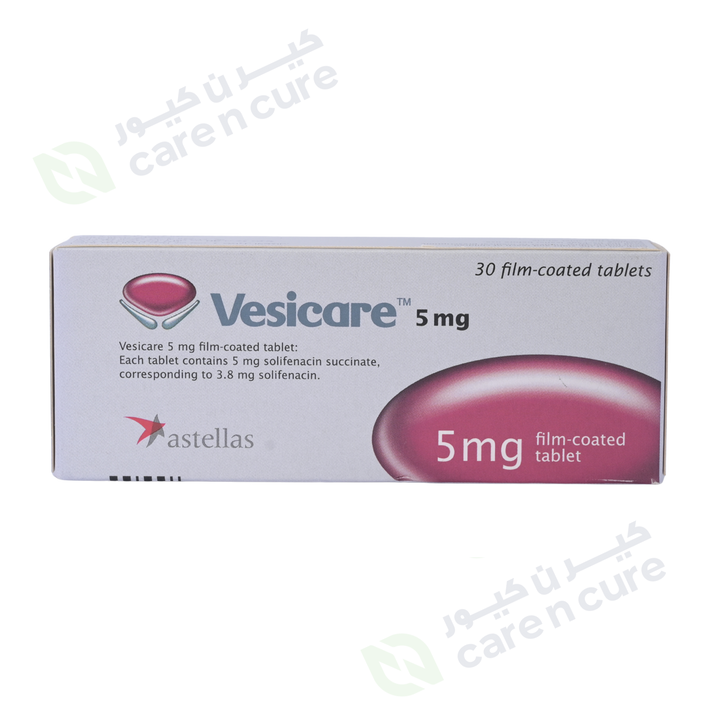 Vesicare 5 mg Tablets 30 Pieces