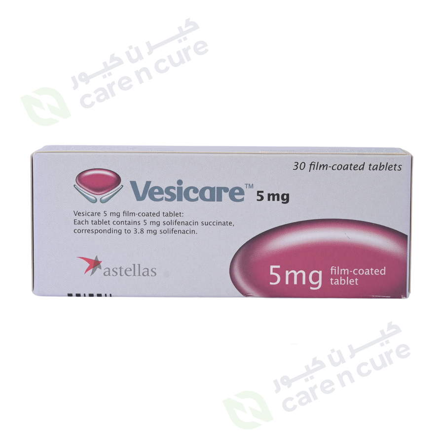 Vesicare 5 mg Tablets 30 Pieces