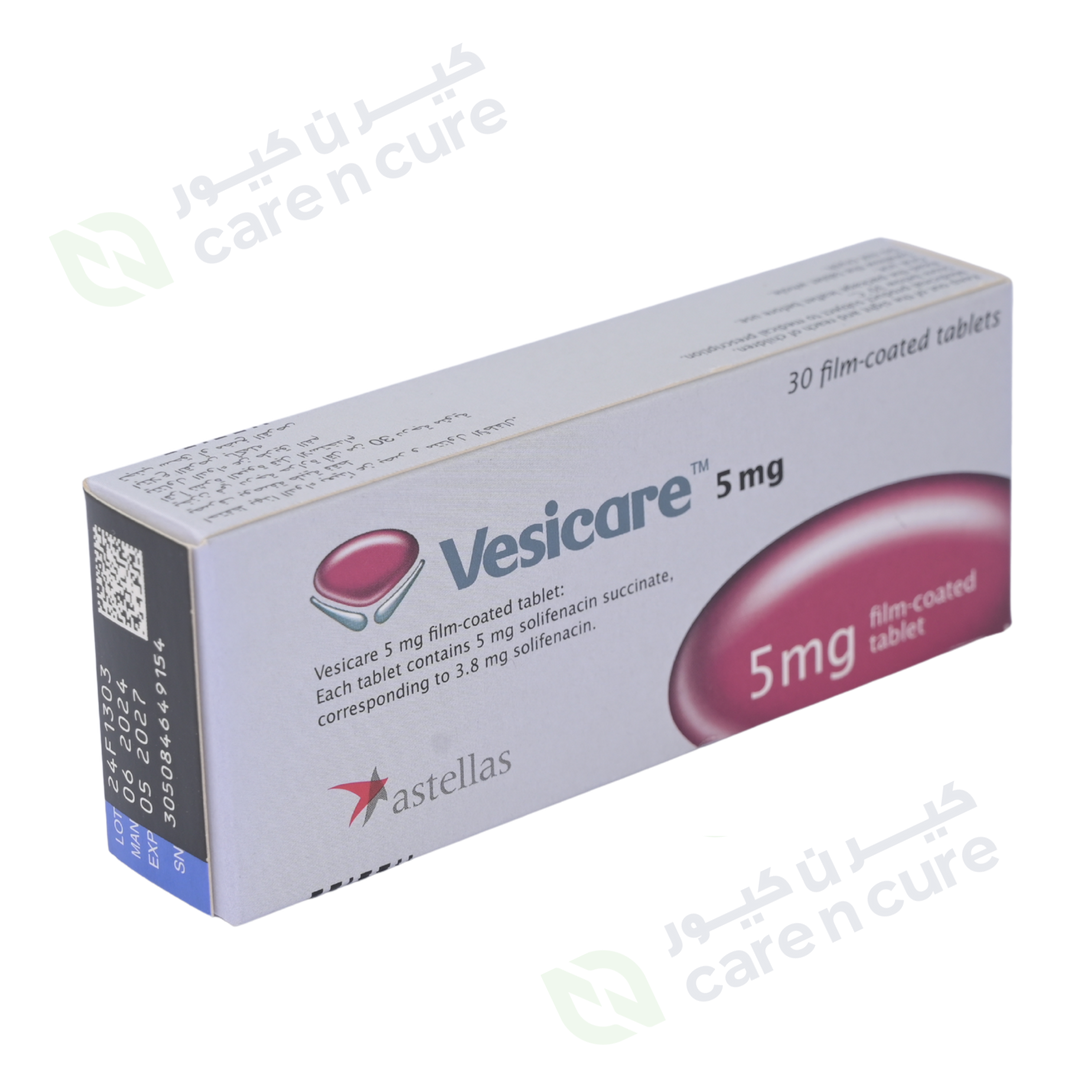 Vesicare 5 mg Tablets 30 Pieces