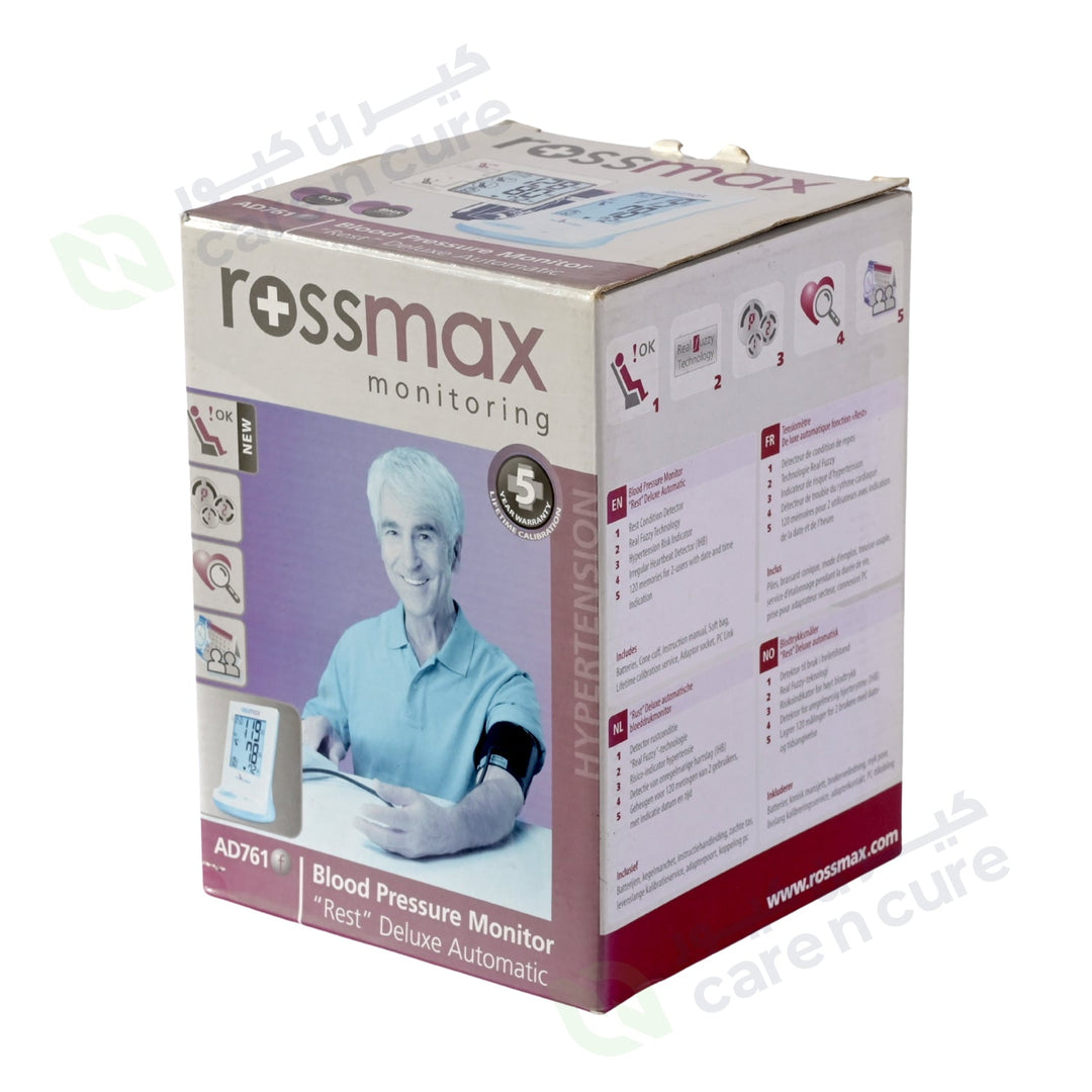 Rossmax Deluxe Automatic Blood Pressure Monitor AD761f