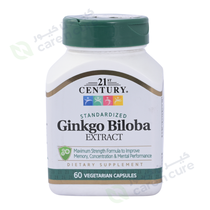 21St Century Ginkgo Biloba Extract 60 Capsules