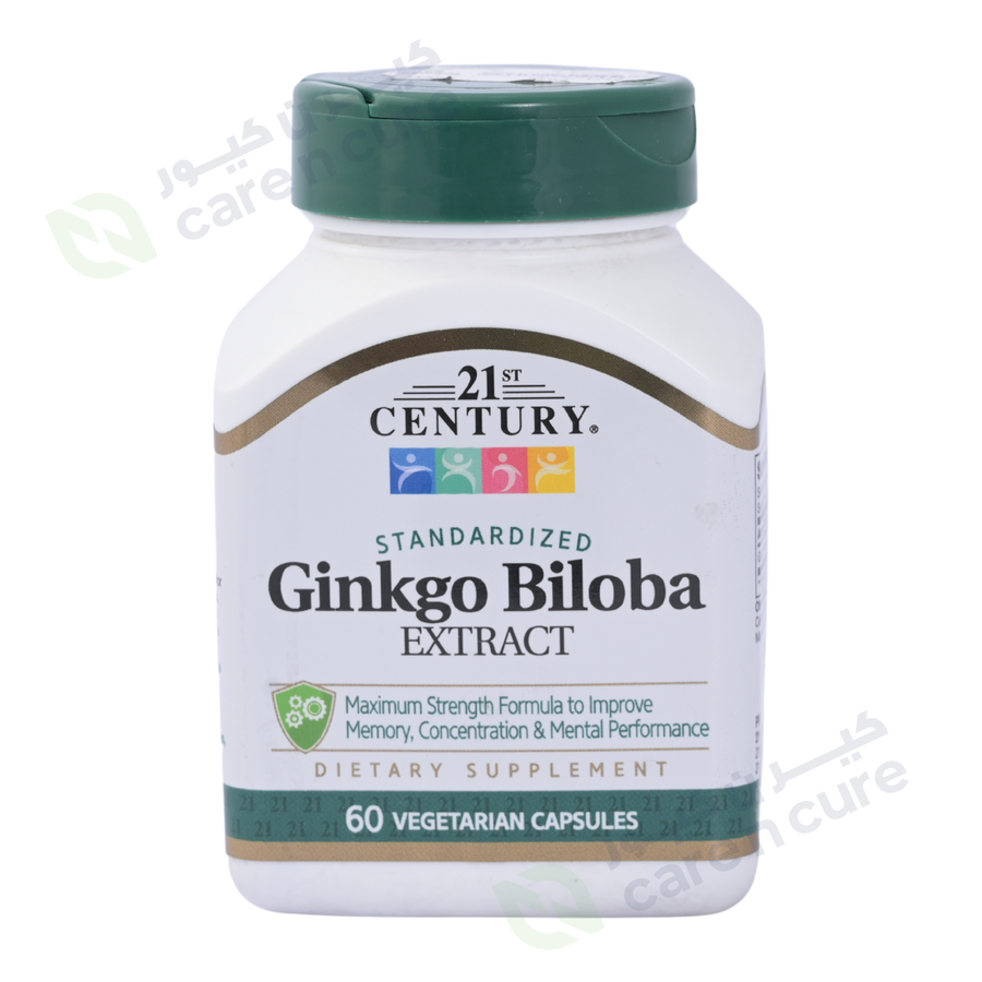 21St Century Ginkgo Biloba Extract 60 Capsules