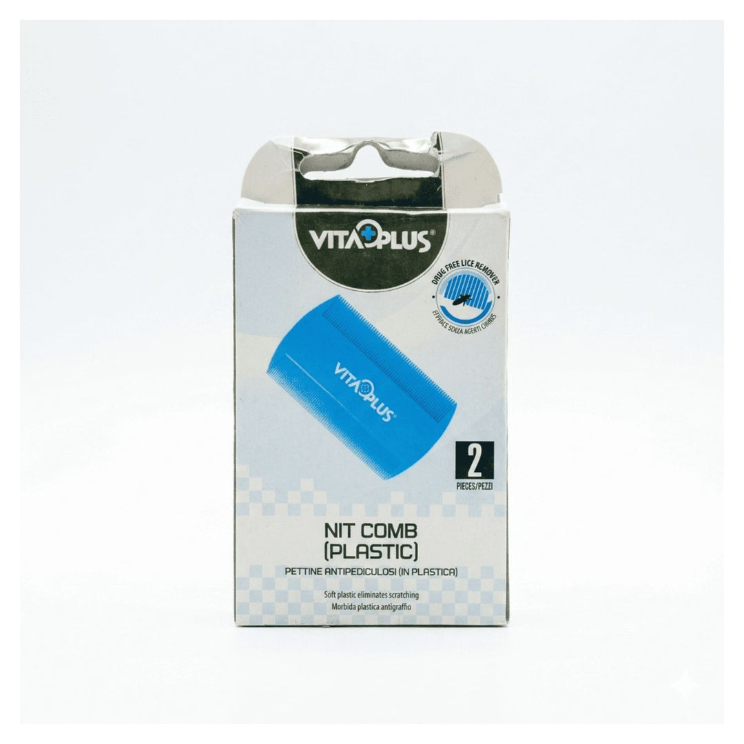 Vita Plus Nit Comb (Plastic) 2 Pieces Ves041