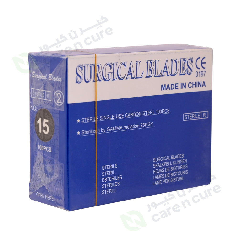 Medica Surgical Blade #15 -100 Pieces
