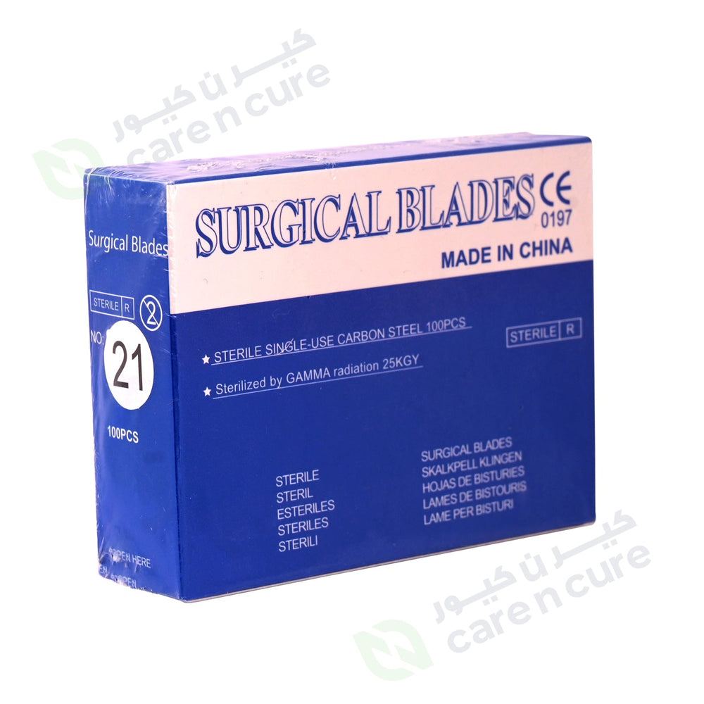 Medica Surgical Blade #21 -100 Pieces