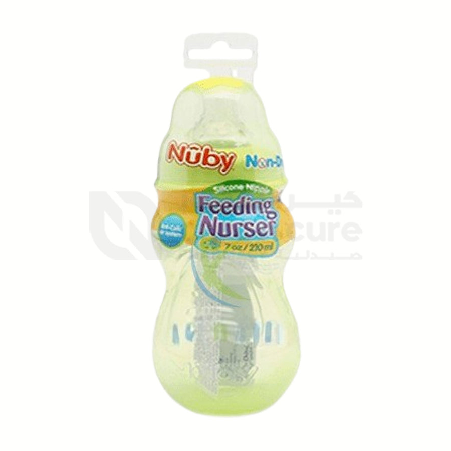 Nuby Non-Drip Tinted Feeding Nurser 210ml 1623