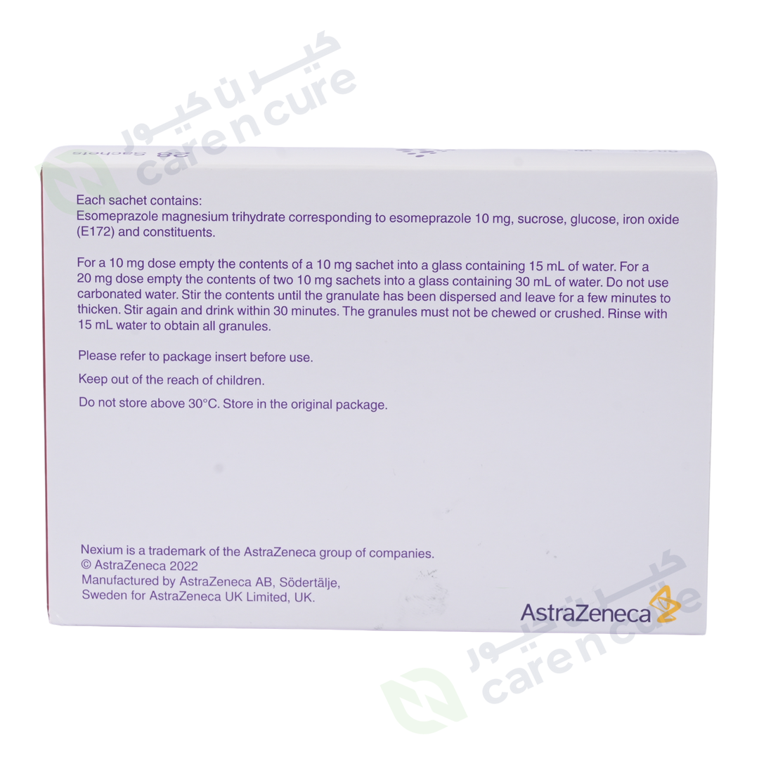 Nexium 10mg Granules 28 Pieces