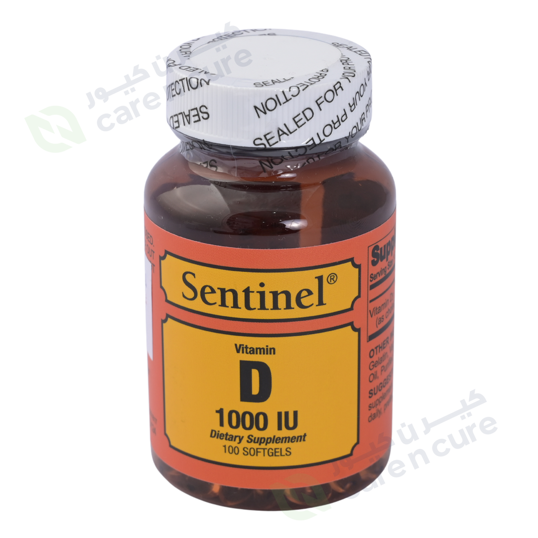 Sentinel Vitamin D3 1000Iu 100 Pieces