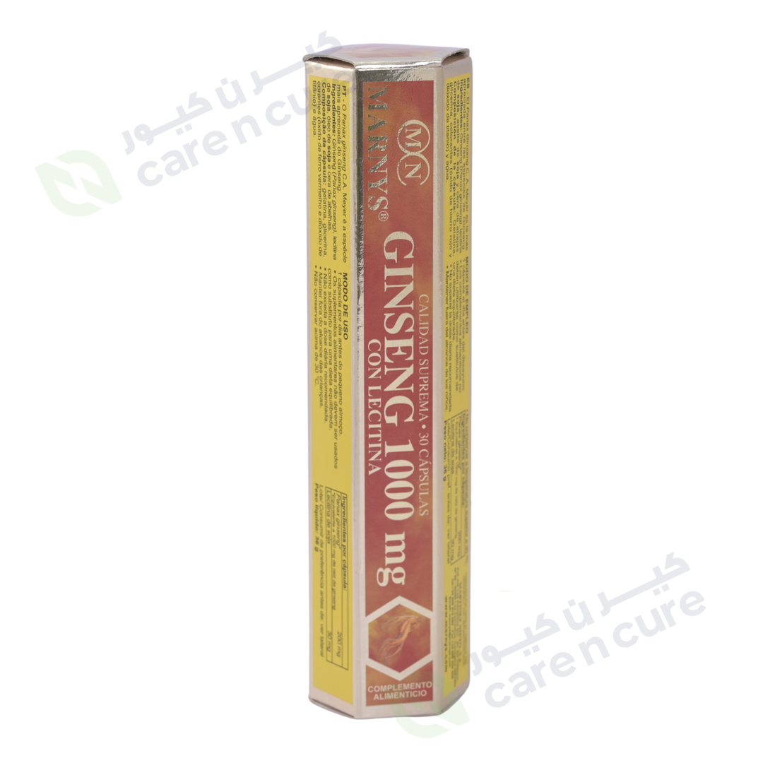 Marnys Ginseng 1000 mg 30 Capsules