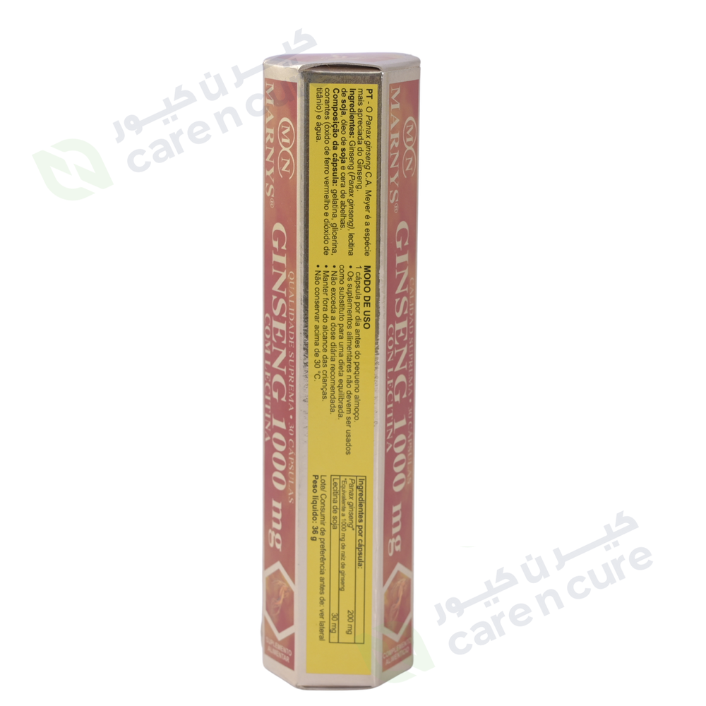Marnys Ginseng 1000 mg 30 Capsules