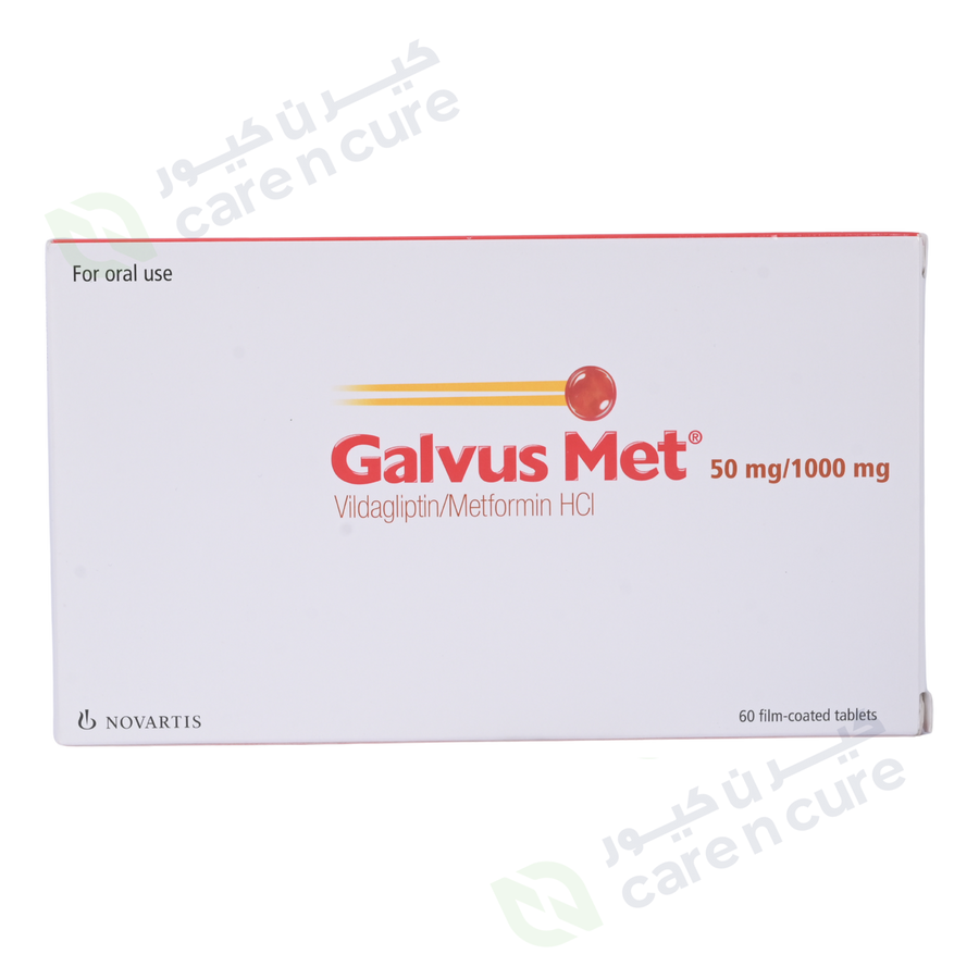 Galvus Met 50/1000 mg Tablets 60 Pieces