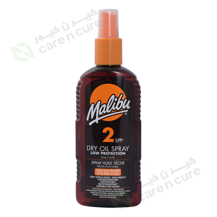 Malibu 2Spf Dry Oil Spray 200ml