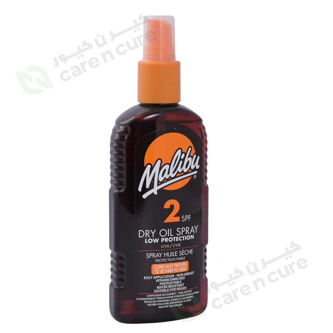 Malibu 2Spf Dry Oil Spray 200ml