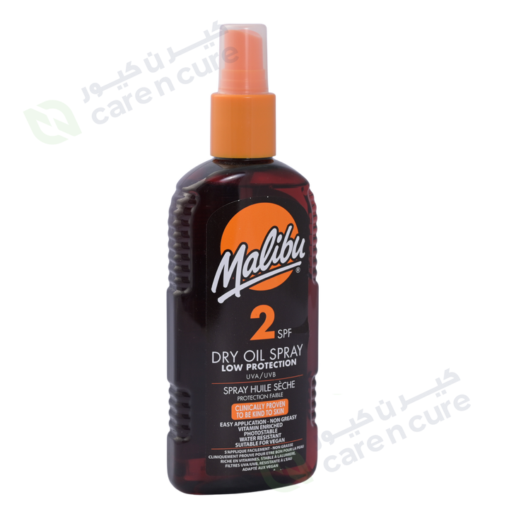 Malibu 2Spf Dry Oil Spray 200ml