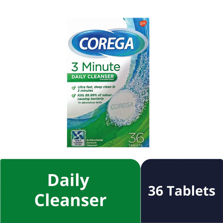 Corega Full Dentures Tablets 36 Pieces