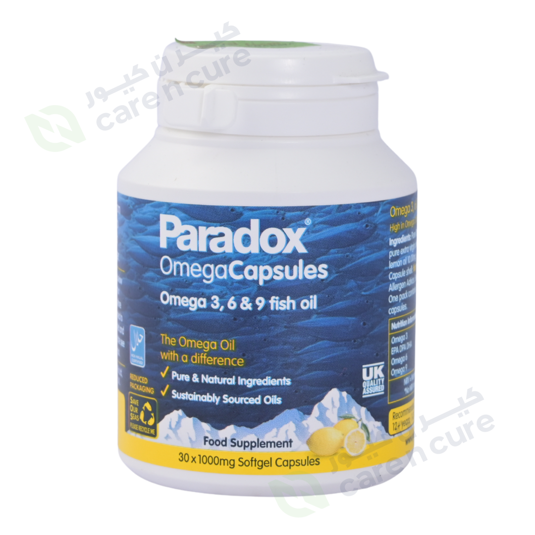 Paradox Omega 1000mg Cap 30 Pieces