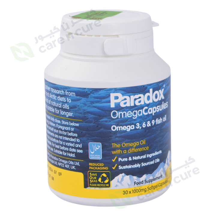 Paradox Omega 1000mg Cap 30 Pieces