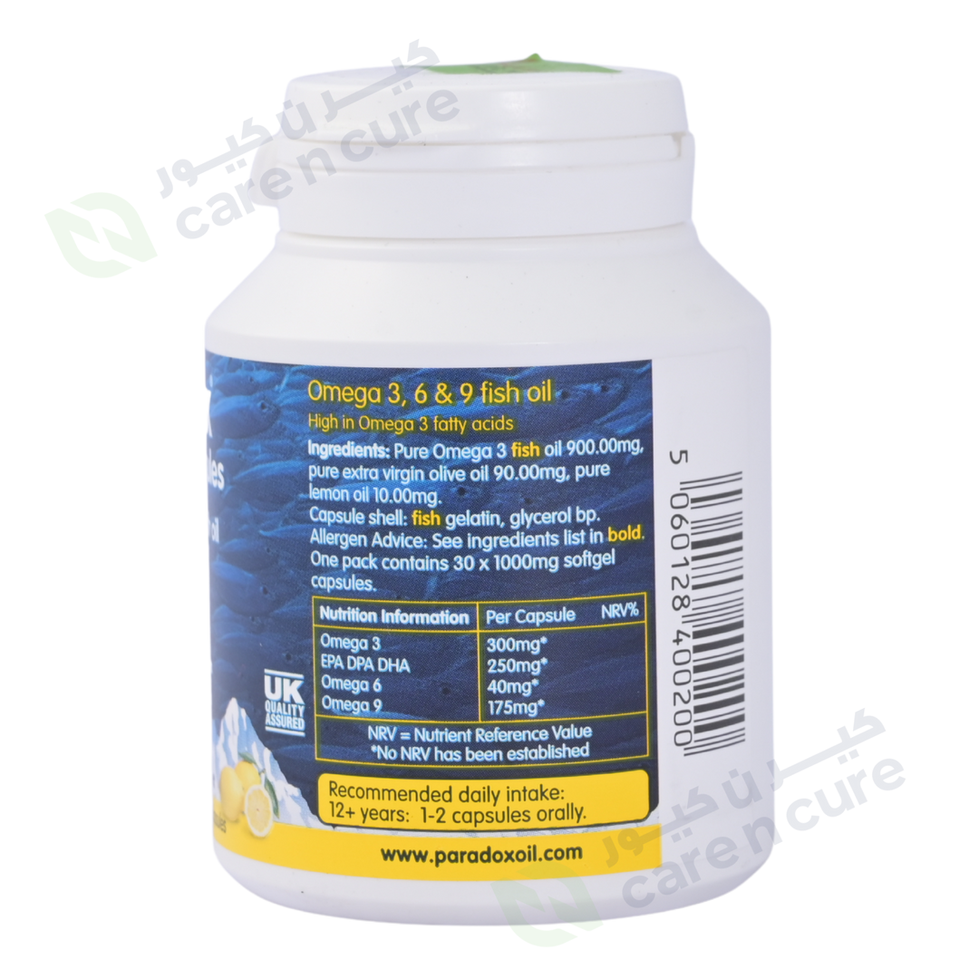 Paradox Omega 1000mg Cap 30 Pieces