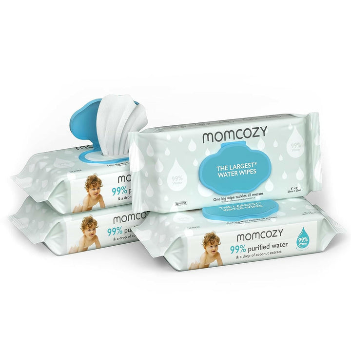 Momcozy Water Baby Wipe 60 Pieces