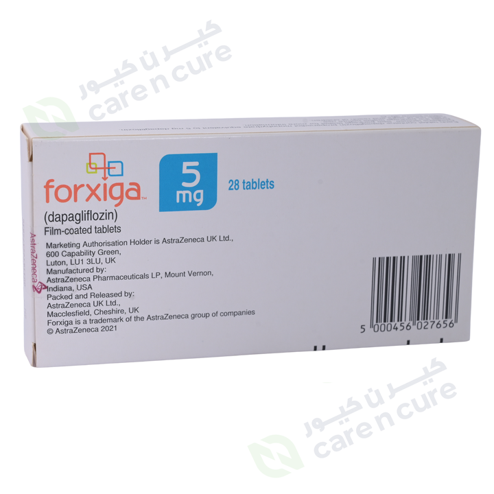 Forxiga 5 mg Tablets 28 Pieces
