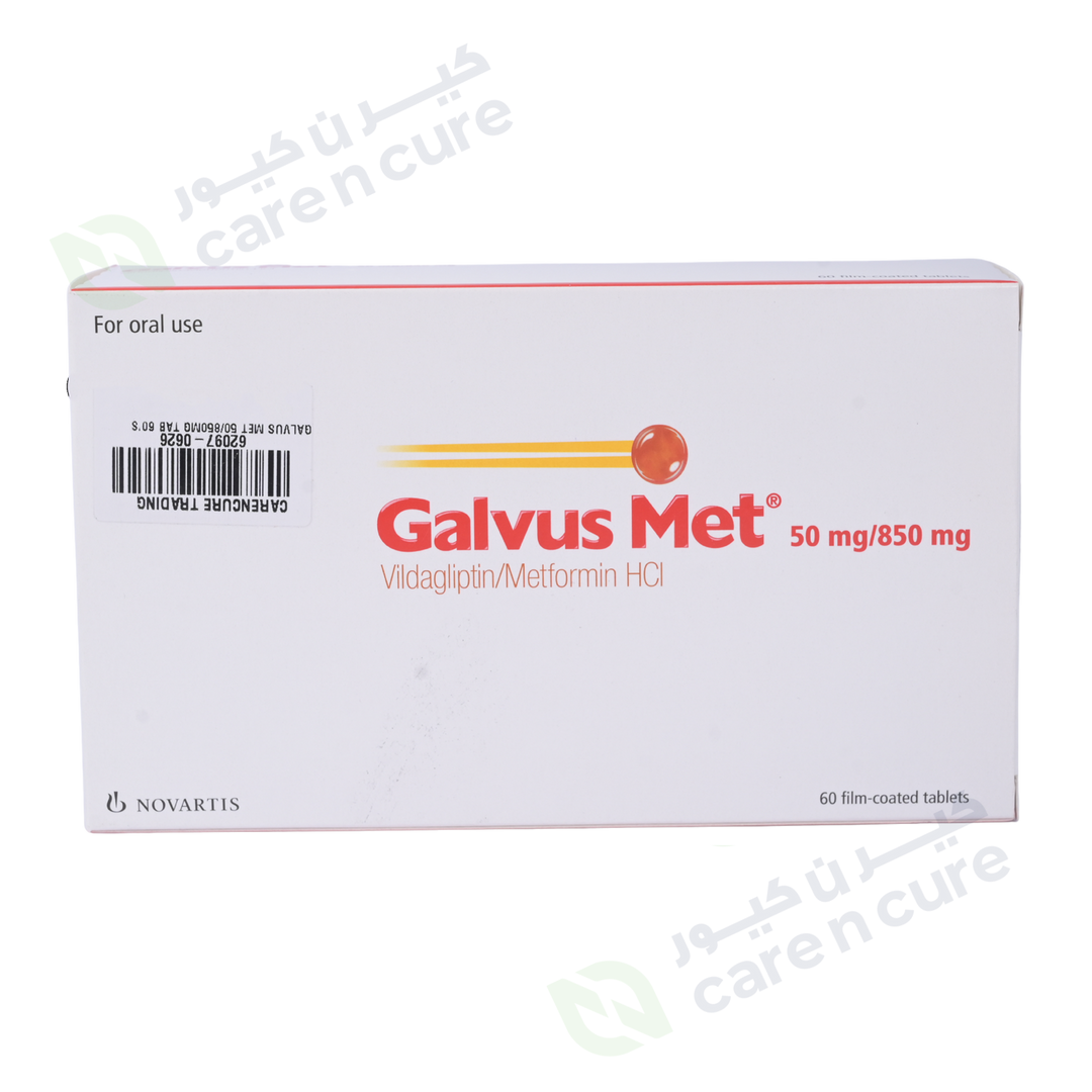 Galvus Met 50/850mg Tablets 60 Pieces
